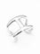 Bracelet Hermès Osmose - Bracelet manchette TGM en argent 925 58 Facettes HERMES BRA