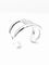 Bracelet Hermès Osmose - Bracelet manchette TGM en argent 925 58 Facettes HERMES BRA