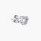 Boucles d'oreilles Boucles d’oreilles cœur en or blanc et diamants 58 Facettes P1L9