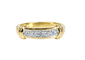 Bague 55 Bague jonc - Or jaune 18 carats et diamants 58 Facettes AB721