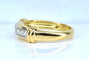 Bague 55 Bague jonc - Or jaune 18 carats et diamants 58 Facettes AB721
