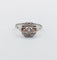 Bague 55 Bague Art déco en or blanc 18k et platine avec diamant taille rose 58 Facettes A07127
