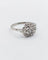 Bague 55 Bague Art déco en or blanc 18k et platine avec diamant taille rose 58 Facettes A07127