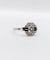 Bague 55 Bague Art déco en or blanc 18k et platine avec diamant taille rose 58 Facettes A07127