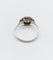 Bague 55 Bague Art déco en or blanc 18k et platine avec diamant taille rose 58 Facettes A07127