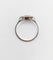Bague 55 Bague Art déco en or blanc 18k et platine avec diamant taille rose 58 Facettes A07127