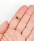 Bague 56.5 Bague Art déco en or blanc 18k avec pierre rouge 58 Facettes A07130