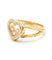 Bague 60 Chopard Happy Diamonds - Bague en or jaune 18 carats et diamants 58 Facettes Cho