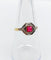 Bague 55.5 Bague Art déco en or jaune 18k et verre rouge (vers 1920) 58 Facettes A07132