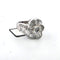 Bague 54 Bague bande en or blanc 18 ct avec diamants 58 Facettes 294/26 Z