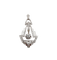 Pendentif Pendentif Art déco en or blanc 18k et platine, diamants 58 Facettes A07146