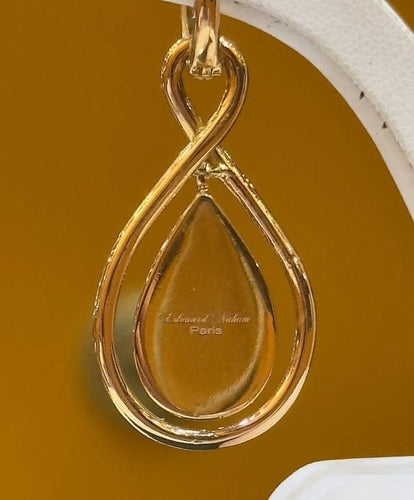 Boucles d'oreilles Edouard Nahum - Boucles d'oreilles modulables en or rose et diamants 58 Facettes en