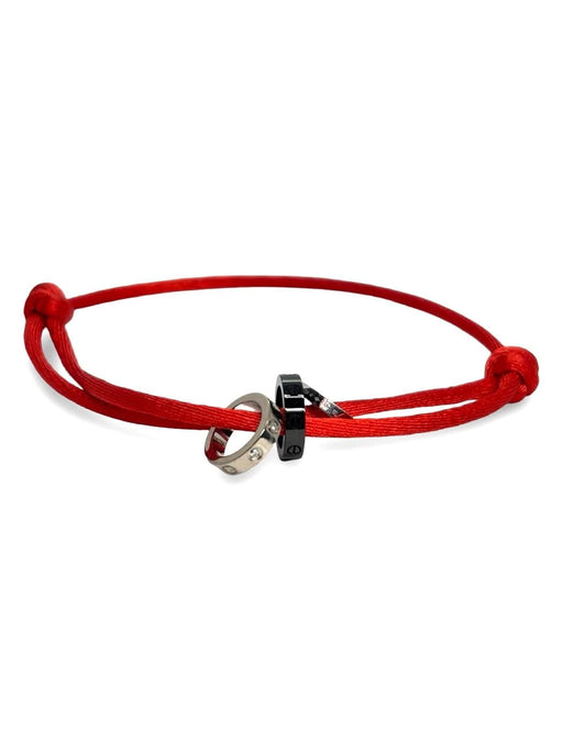 Bracelet Cartier Love - Bracelet en or blanc 18K et céramique, diamants 58 Facettes 1914