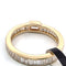 Bague 57 Bague veretta - Or jaune 18 kt et diamants baguette 58 Facettes 294/26 Q