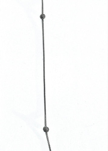 Collier David Yurman - Sautoir en argent 925 et diamants 58 Facettes id: 1758178