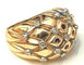 Bague 55 Bague boule en or jaune avec rubis et diamants 58 Facettes 269328