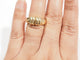 Bague 51 Bague vintage en or jaune 18 carats et diamants, dessus coulissant 58 Facettes 33757