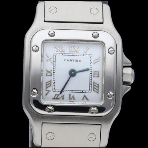 Montre Cartier Montre Santos De Cartier Galbee 58 Facettes MT46672