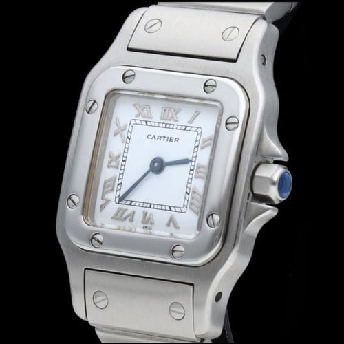 Montre Cartier Montre Santos De Cartier Galbee 58 Facettes MT46672