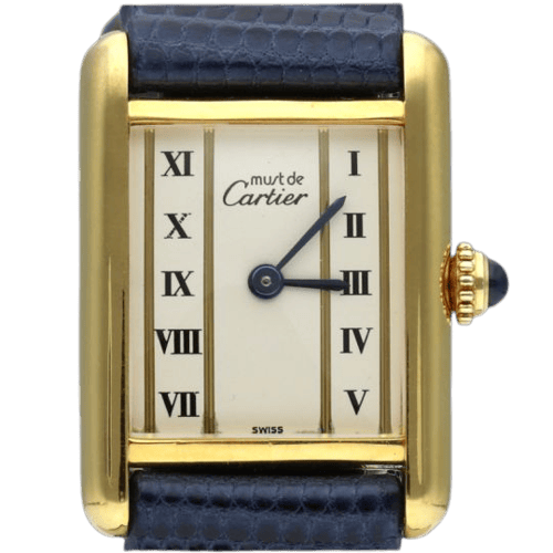 Montre Cartier Montre Tank Vermeil 58 Facettes MT46008
