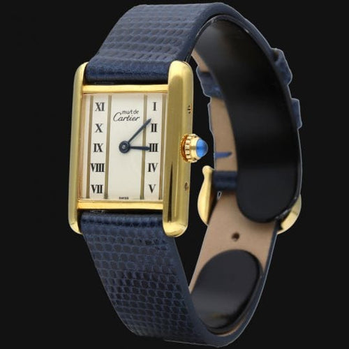 Montre Cartier Montre Tank Vermeil 58 Facettes MT46008