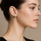 Boucles d'oreilles Boucles d'oreilles - Puces en or jaune et émeraudes 58 Facettes OC-66000251