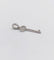 Collier Collier et pendentif clé vintage en or blanc 18k et diamants 58 Facettes A07033 et A07034