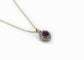 Pendentif Pendentif ancien rosace en or rose 18 carats, grenat et perles 58 Facettes Pendentif 149 11
