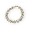 Bracelet Bracelet floral en or jaune et or blanc 750 58 Facettes 149067991