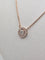 Collier Collier en or rose 18k serti de diamants 58 Facettes #BT