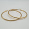 Boucles d'oreilles Boucles d'oreilles créoles en or jaune 18 carats 58 Facettes #BT