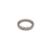 Bague 58 Alliance tour complet en or blanc et diamants 58 Facettes #BT