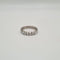 Bague 58 Alliance tour complet en or blanc et diamants 58 Facettes #BT