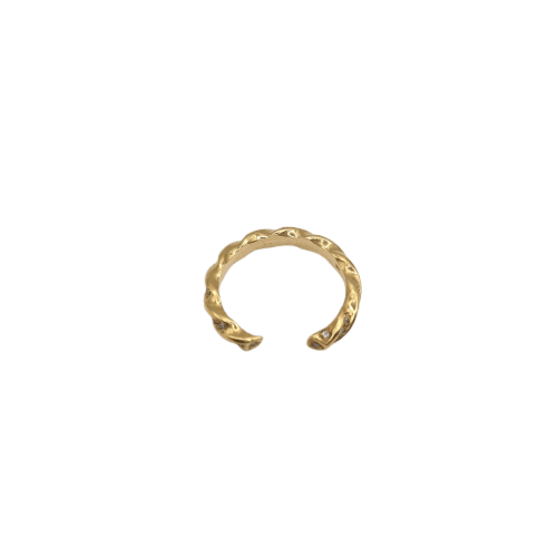 Bague 53 Bague en or jaune 18k sertie de diamants 58 Facettes #4103