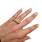 Bague 58 Bague en or jaune 18k pavée de diamants 58 Facettes #BT