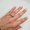 Bague 58 Bague en or jaune 18k pavée de diamants 58 Facettes #BT