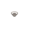 Bague 53 Bague solitaire en or blanc et diamants 58 Facettes #BT