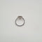 Bague 53 Bague solitaire en or blanc 18k avec diamants 58 Facettes #BT