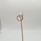 Boucles d'oreilles Créoles en or rose 18k et diamants 58 Facettes #BT