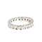 Bague 54 Bague Memory - Anneau complet en or blanc 585 avec 21 diamants 58 Facettes HJ250242
