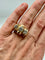 Bague tank - Diamants en or jaune