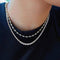 AITCHES - Collier tennis gradué en or blanc 18K et diamants