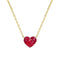 AITCHES - Collier Ruby by Heart en or 18K et rubis
