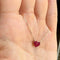 AITCHES - Collier Ruby by Heart en or 18K et rubis