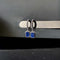 AITCHES - Boucles d'oreilles pendantes saphirs et diamants en or blanc 18K