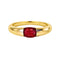 AITCHES - Bague rubis ovale en or 18K