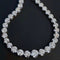 AITCHES - Collier tennis dégradé Disco en or blanc 18K diamants