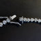 AITCHES - Collier tennis dégradé Disco en or blanc 18K diamants