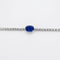 AITCHES - Bracelet tennis en or blanc 18K avec saphir et diamants