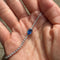 AITCHES - Bracelet tennis en or blanc 18K avec saphir et diamants